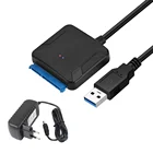 USB 3,0 SATA 3 кабель Sata USB адаптер преобразования кабели Поддержка 2,53,5 дюймов внешний SSD HDD адаптер жесткого диска