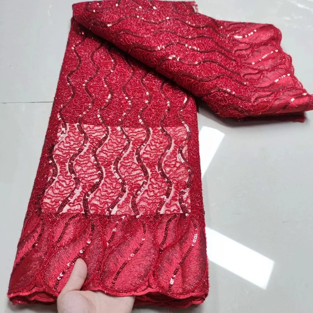 

Французский новый кружевной тюль с блестками, ткань 2021, Африканский высококачественный тюль, ткань lLce, вышивка, швейцарский тюль, кружевная ...