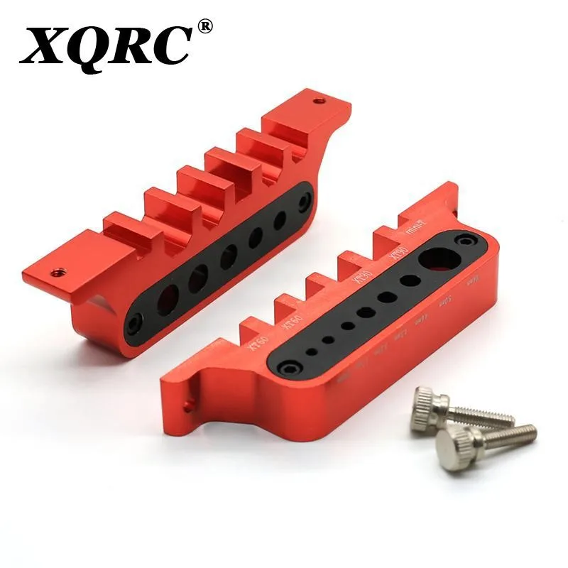 Piezas de Metal para coche teledirigido, mini soporte de herramienta de soldadura roja, modelo de coches teledirigidos, herramienta de soldadura marina, conector en T, XT60, XT90-2
