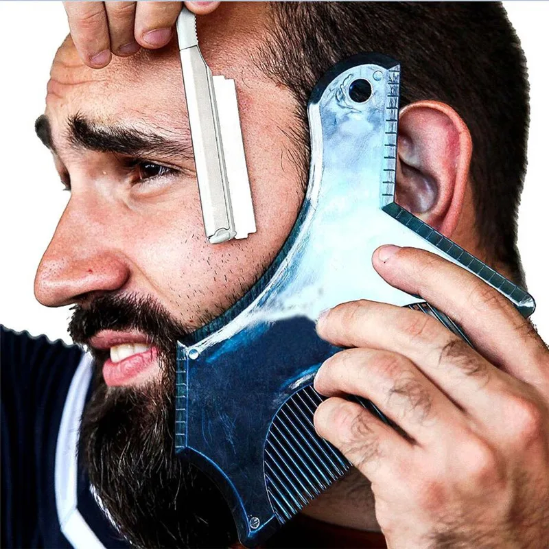 1 шт. шаблон для формирования бороды мужчин|Помазок| |