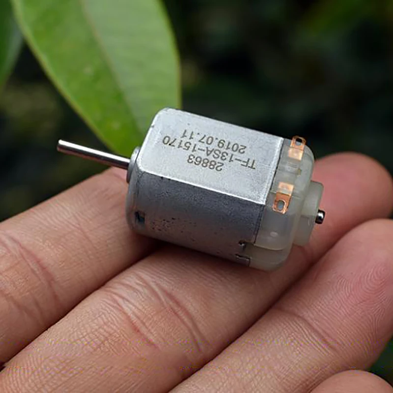

DC5V-9V 11300RPM Mini Electric Motor Magnetic Powered Motor with Varistor, 2mm Shaft for DIY Toys, Science Experiments