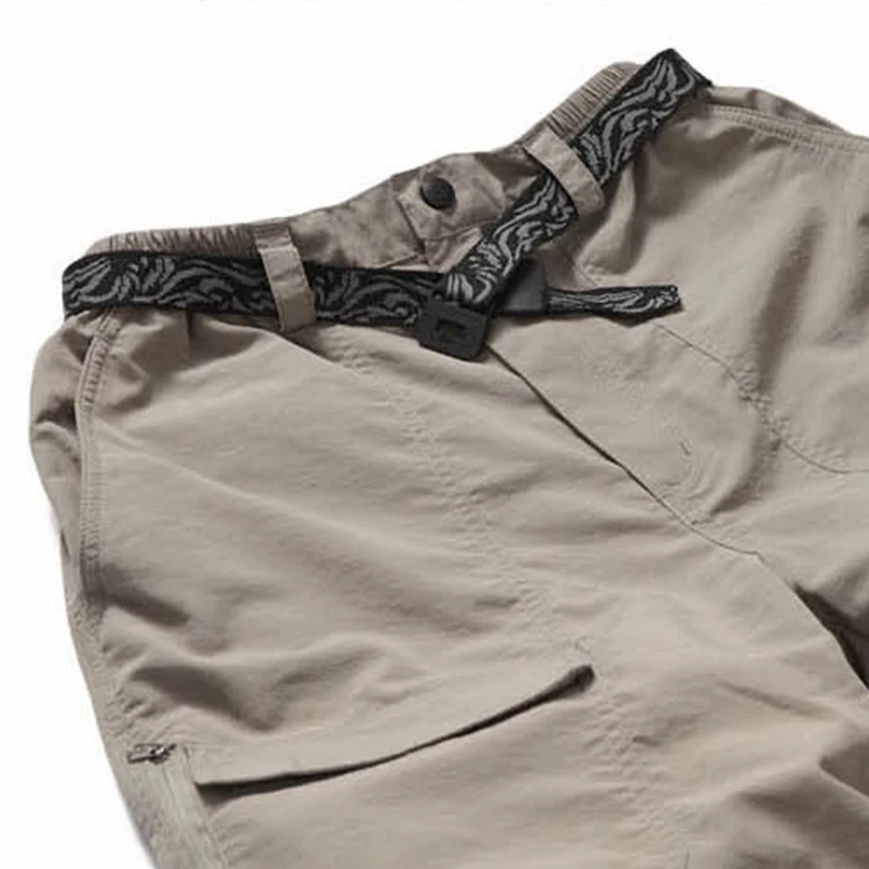 

2-in-1 Men Sport Detachable Trouser Water Resistant Quick Dry Breathable Pants for Outdoor Hiking EDF88