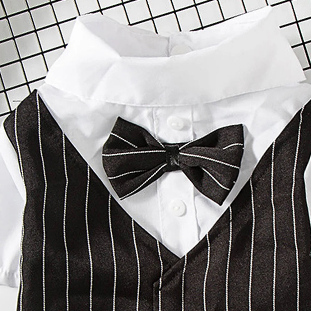 

Creative Dress Shirt Wedding Party Suit Fashion Spring Summer Coat Adorable Clothes for Dog Pet Cat (Navy Size XS)