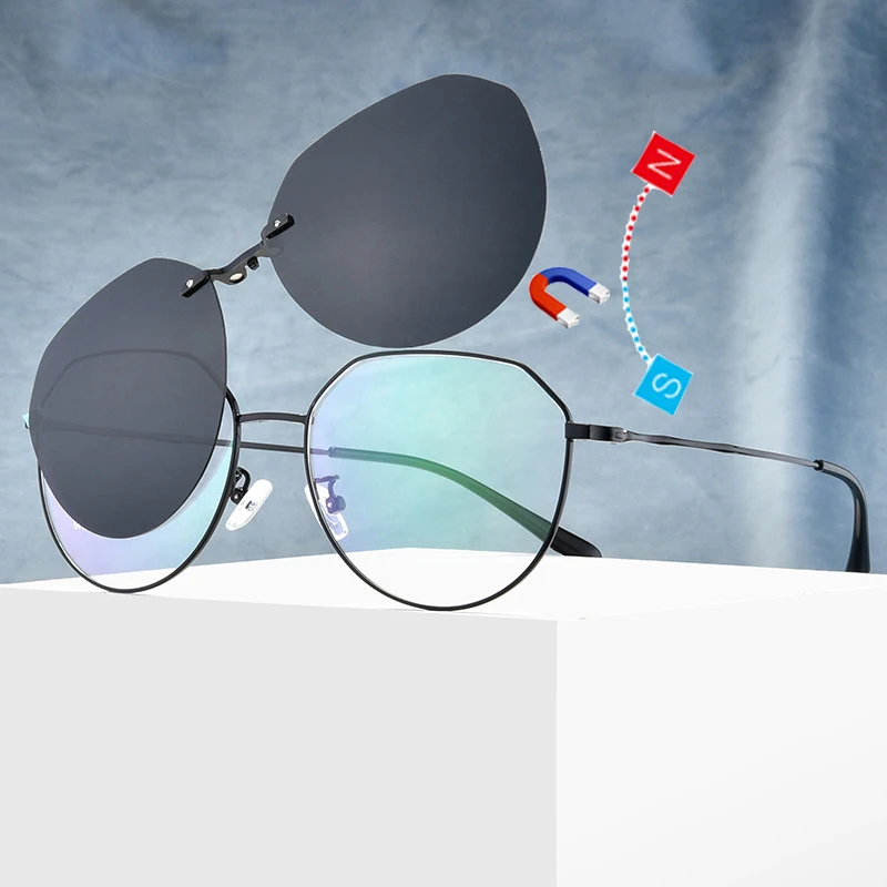 Очки солнцезащитные круглые поляризационные для мужчин и женщин модные