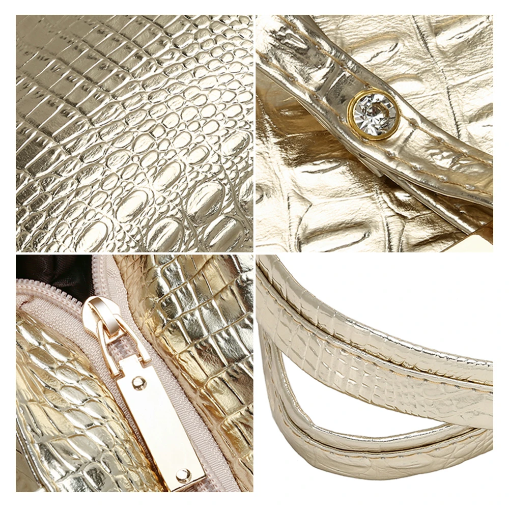 Herald Fashion Женская кожаная сумка через плечо с блестками женская в стиле ретро