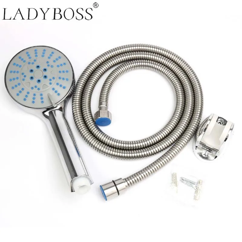 LADYBOSS glowica prysznicowa дождевой душевой шланг Насадка для душа Фильтр cabezal ducha набор