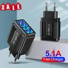 Универсальное быстрое зарядное устройство Usb 3,0 для планшетов Iphone 11 Samsung Huawei