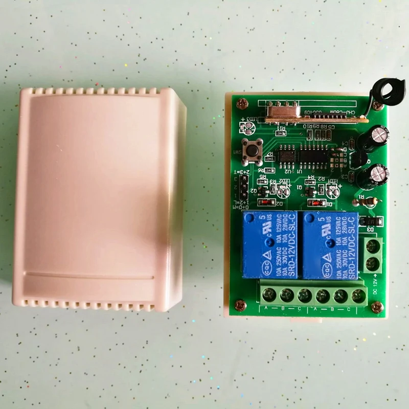 12V Беспроводной дистанционного Управление модуль металла два ключа