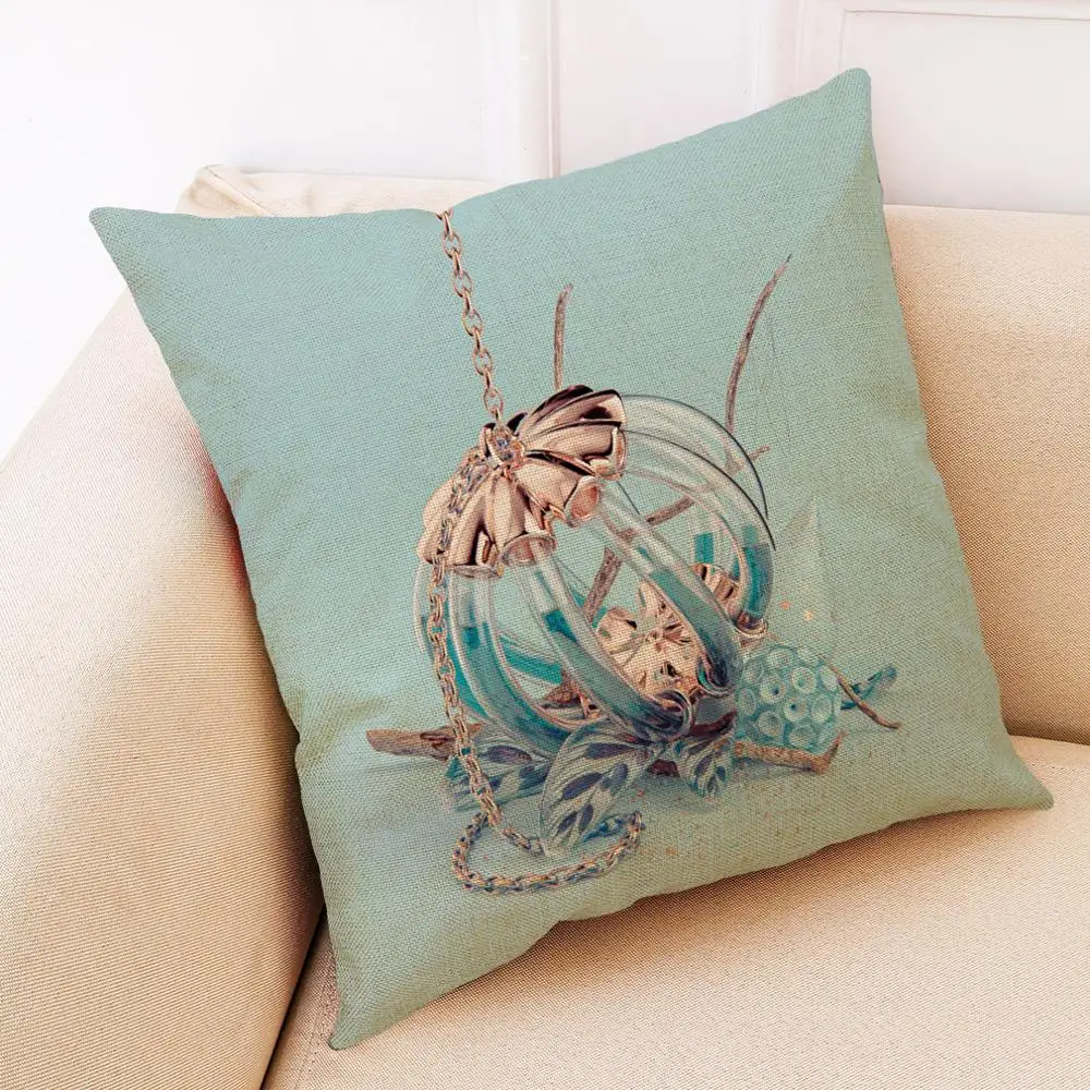 Подушечный чехол с цветочным рисунком, современный декоративный квадратный чехол для подушки, украшение для дивана, кровати и стула.