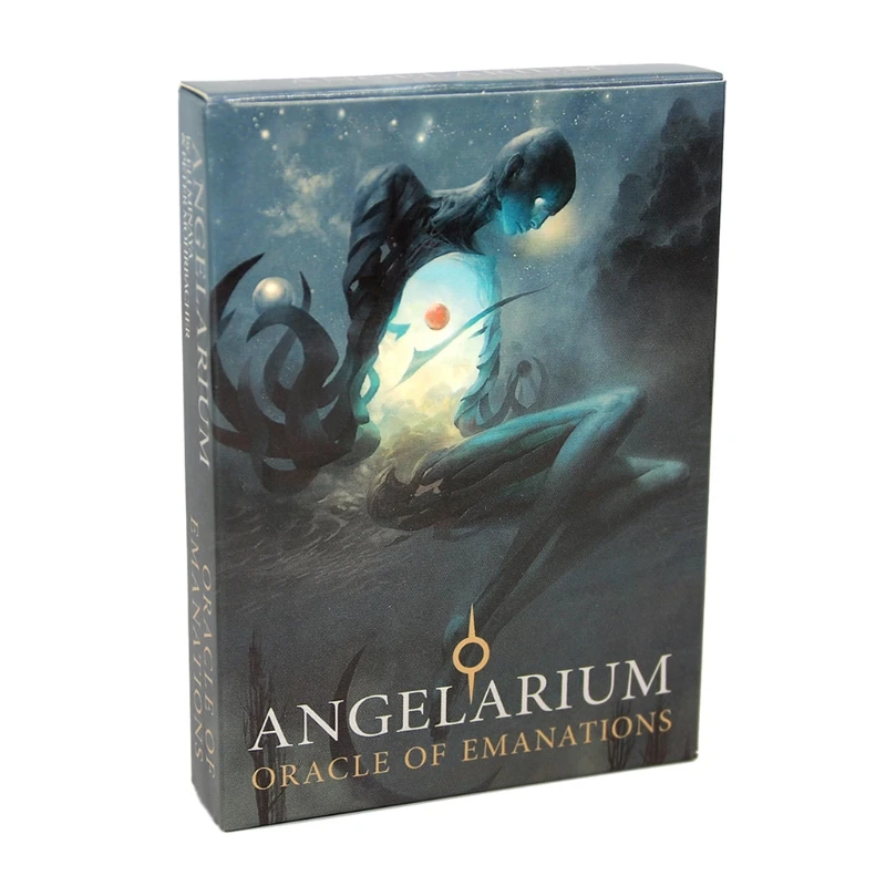 

85AB Angelarium Oracle Of Emanations Full English 33 Cards Deck Tarot Family Party Board Game Divination Card