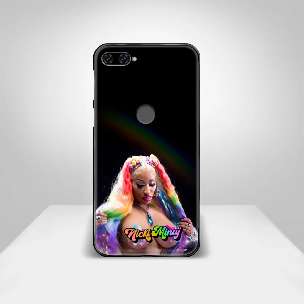 

Nicki Minaj Phone Case Cover Hull For HUAWEI honor 8 8c 8a 8x 9 9a 9x V10 MATE 10 20 I lite pro black hoesjes tpu waterproof