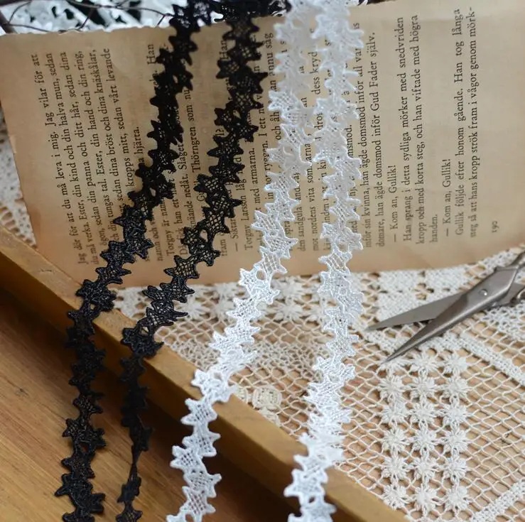 Кружевная лента из полиэстера с вышивкой 5 ярдов | Дом и сад