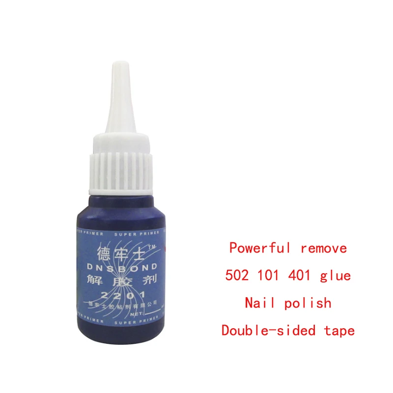 20g Degumming Agent Nail Polish 502 5 second UV Double Side Sticker Super Glue Dissolve Solution Remove Clear Cleaning | Обустройство