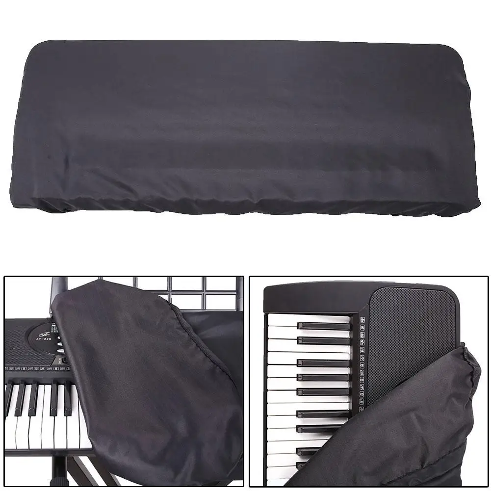 

61/88 Key Electric Piano Keyboard Dustproof Waterproof Drawstring Protect Cover Stretchable Elastic Fabric Synthesizer Cover
