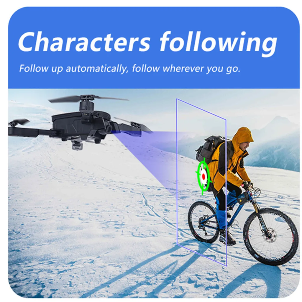 WI FI FPV 4K двойной Камера отношение провести оптического потока Positiong квадрокоптер