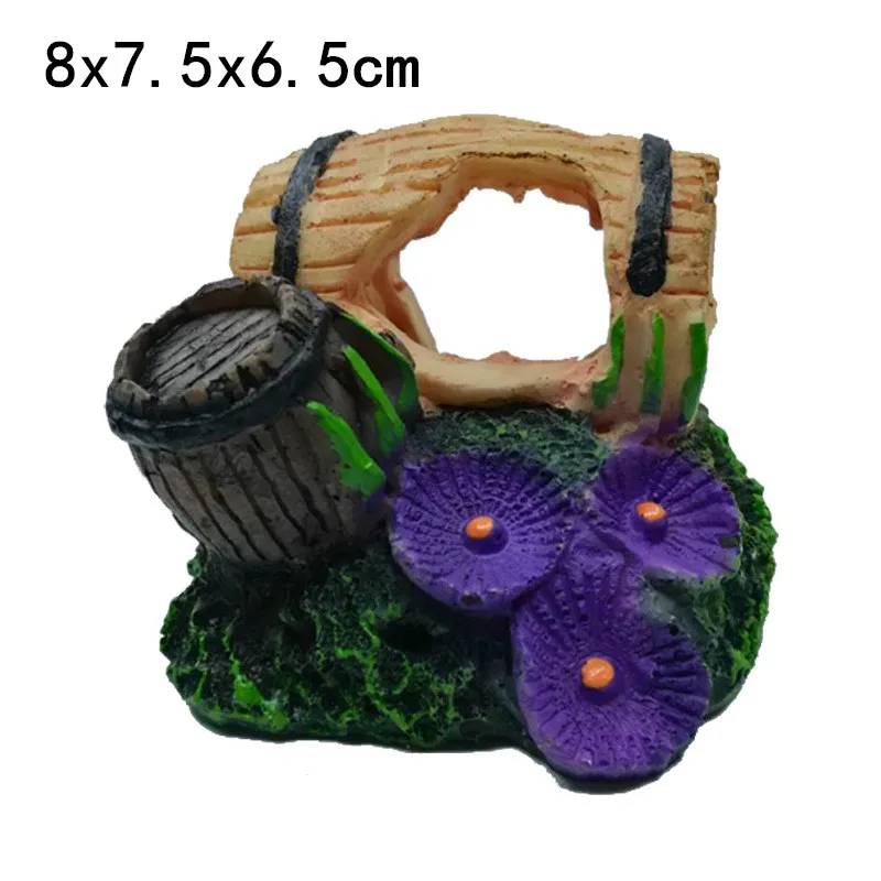 Украшение для аквариума тематическое украшение пиратского ведра укрытие | Дом и