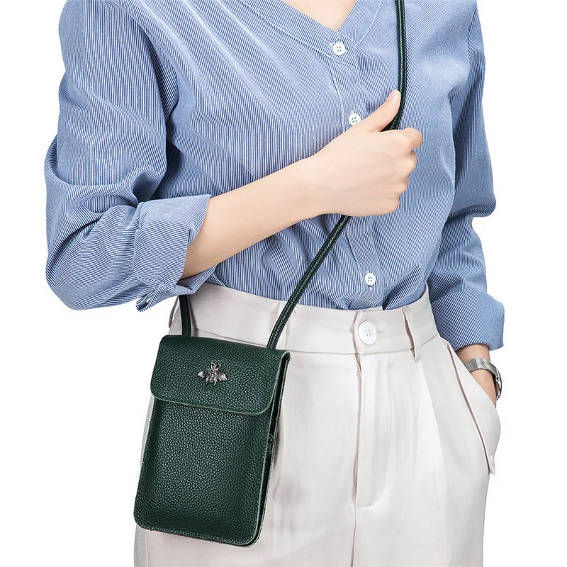 

Женская сумка-клатч с сенсорным экраном, маленькая сумочка на плечо, Женский кошелек для телефона, карманный клатч, органайзер для хранения денег и денег