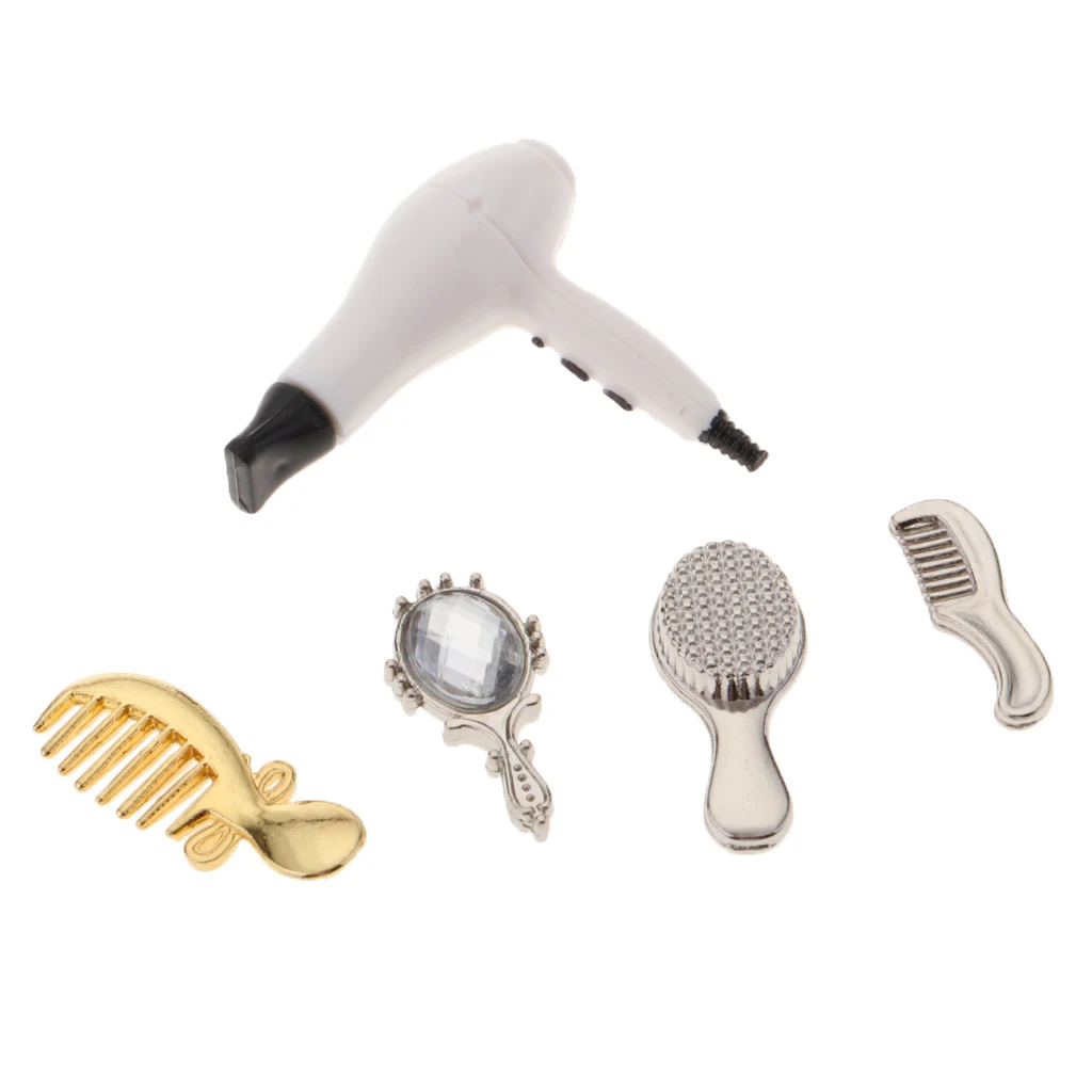 5 шт. аксессуары для ухода за волосами кукол ручной работы расческа зеркальный