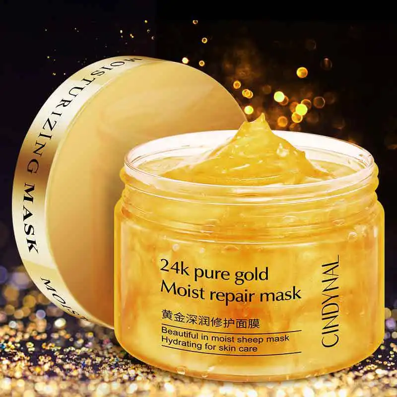 

120g Face Cream Collagen Anti-Wrinkle 24k Gold Serum Cream Sleeping Mask Whitening Moisturizing Face Care Mask for Face Fashion