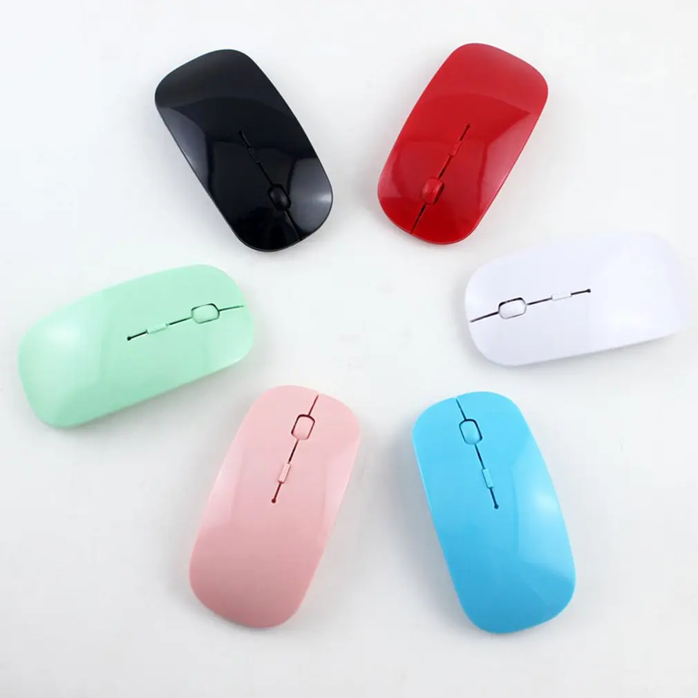

Wireless Mouse Silent Mouse 1600 DPI Ergonomic Mause Noiseless PC Mouse Mute Colorful Glowing Office Mouse Chargeable/battery