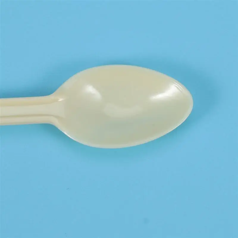 Пластиковые одноразовые кофейные ложки 500 шт. чайные для пищевых продуктов