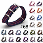 Ремешок нейлоновый для наручных часов, спортивный плетеный браслет для часов в стиле НАТО, в стиле милитари, сменный Браслет для часов DW, 16 мм 18 мм 20 мм 22 мм