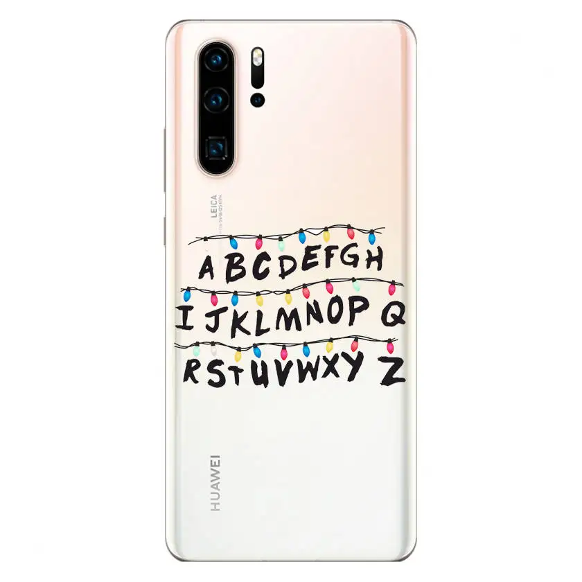 TPU Мягкий силиконовый чехол для телефона huawei Mate20 Mate10 Pro Lite P30 P20 P10 P8Lite Plus Stranger Thing Сезон 3 задняя крышка - Цвет: TPU