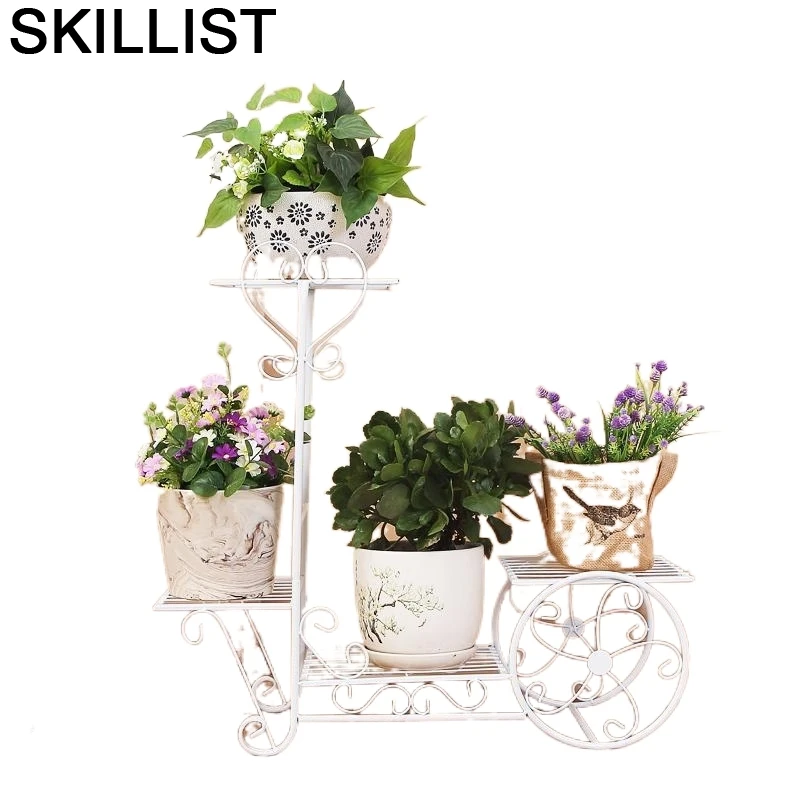 

Balkon Sera Scaffali In Metallo A Ripiani Planten Standaard Outdoor Decor Varanda Balcon Flower Stand Balcony Plant Shelf