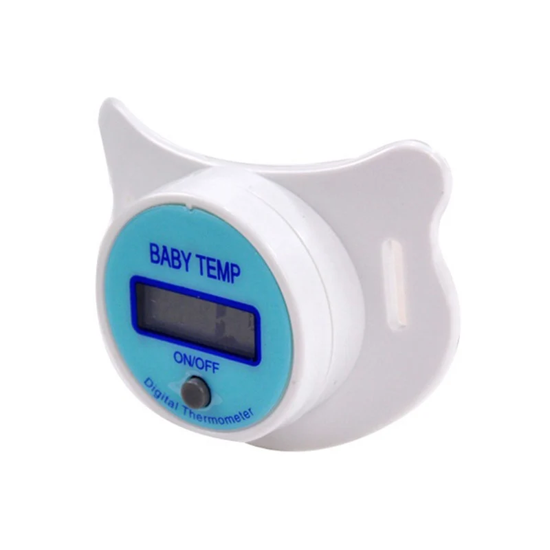 Новинка популярный мягкий цифровой термометр для соски с ЖК-дисплеем детская