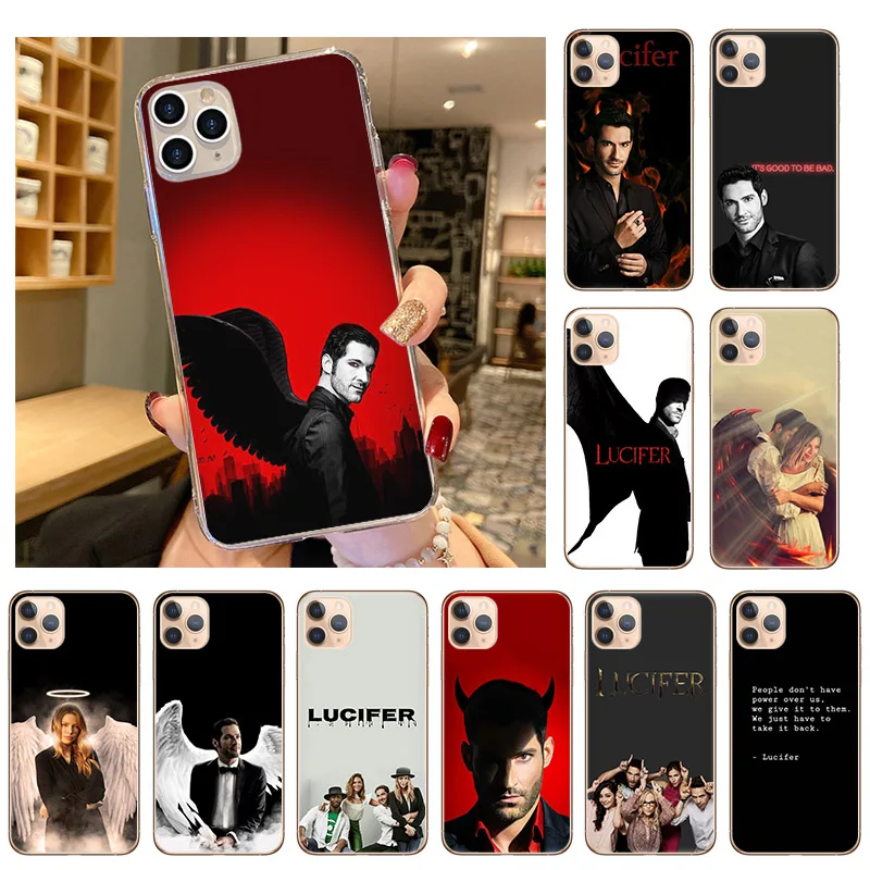 

Silicone TPU Phone Case For iPhone 13 12 11 Pro XS Max X XR XSMax 7 8 6 6S Plus SE2020 12mini Tom Ellis Lucifer Soft Back Cover