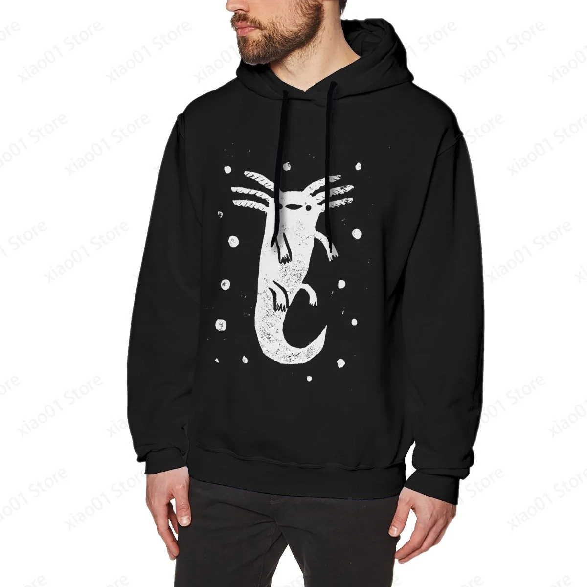 

Axolotl Print Hoodie Sweatshirts Fashion Graphics Harajuku Streetwear Hoodies