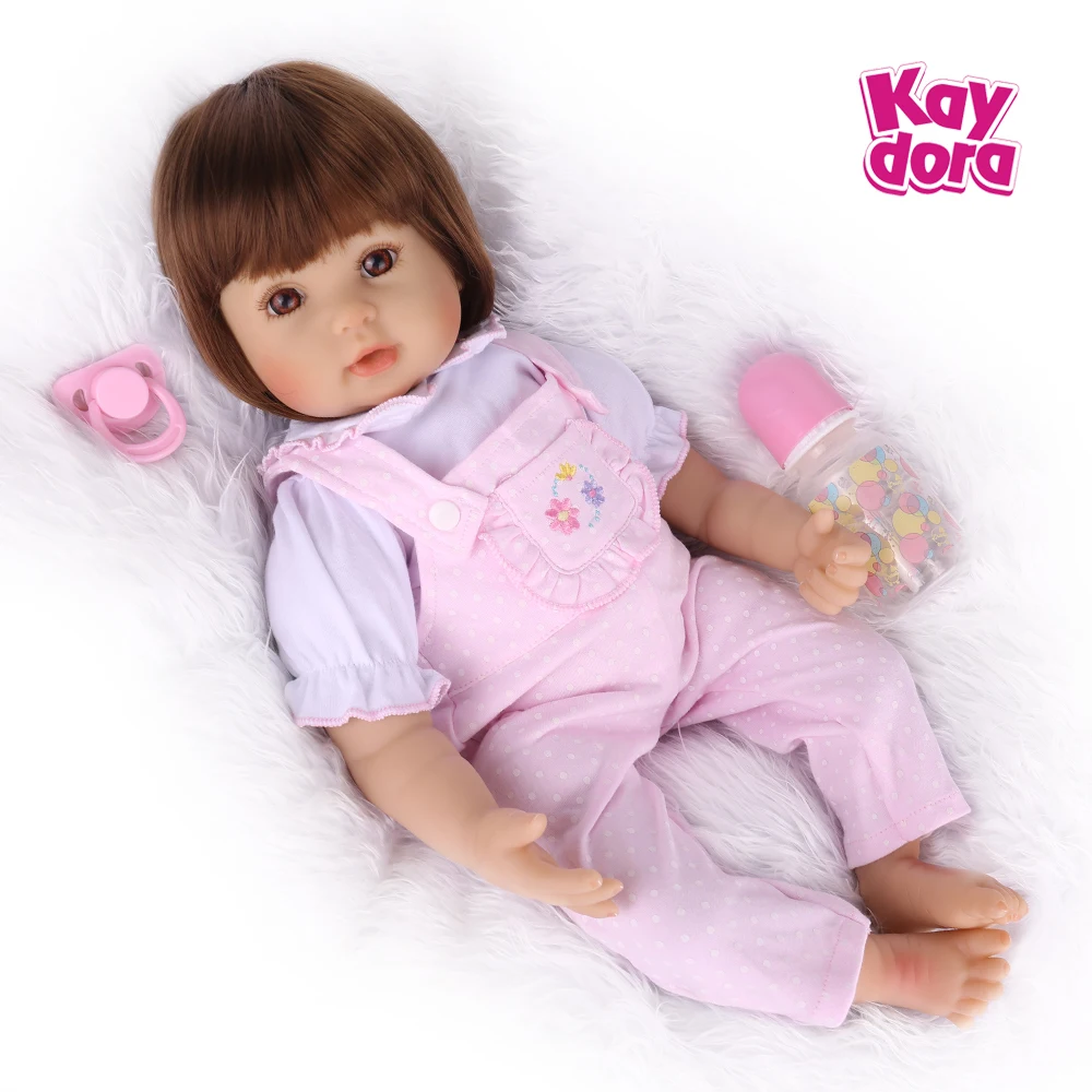 55 CMCloth body Reborn Baby Doll принцесса девочка Playmate очаровательные живые сделать мягкие
