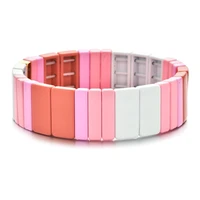 new beads pulseiras pink friendship bracelets for women accessories charm bracelet friends gift snap button jewelry diy
