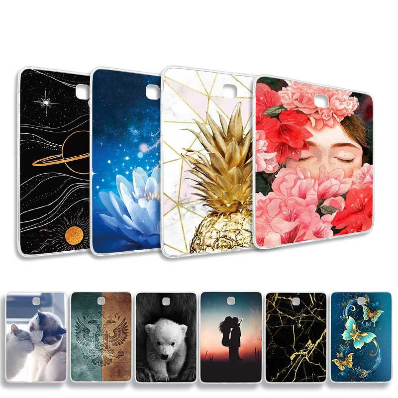

Silicon Cases For Samsung Galaxy Tab S2 8.0 Case Soft TPU Back Cover For Samsung T710 T715T719N SM-T710 SM-T715 8.0 inch Cover