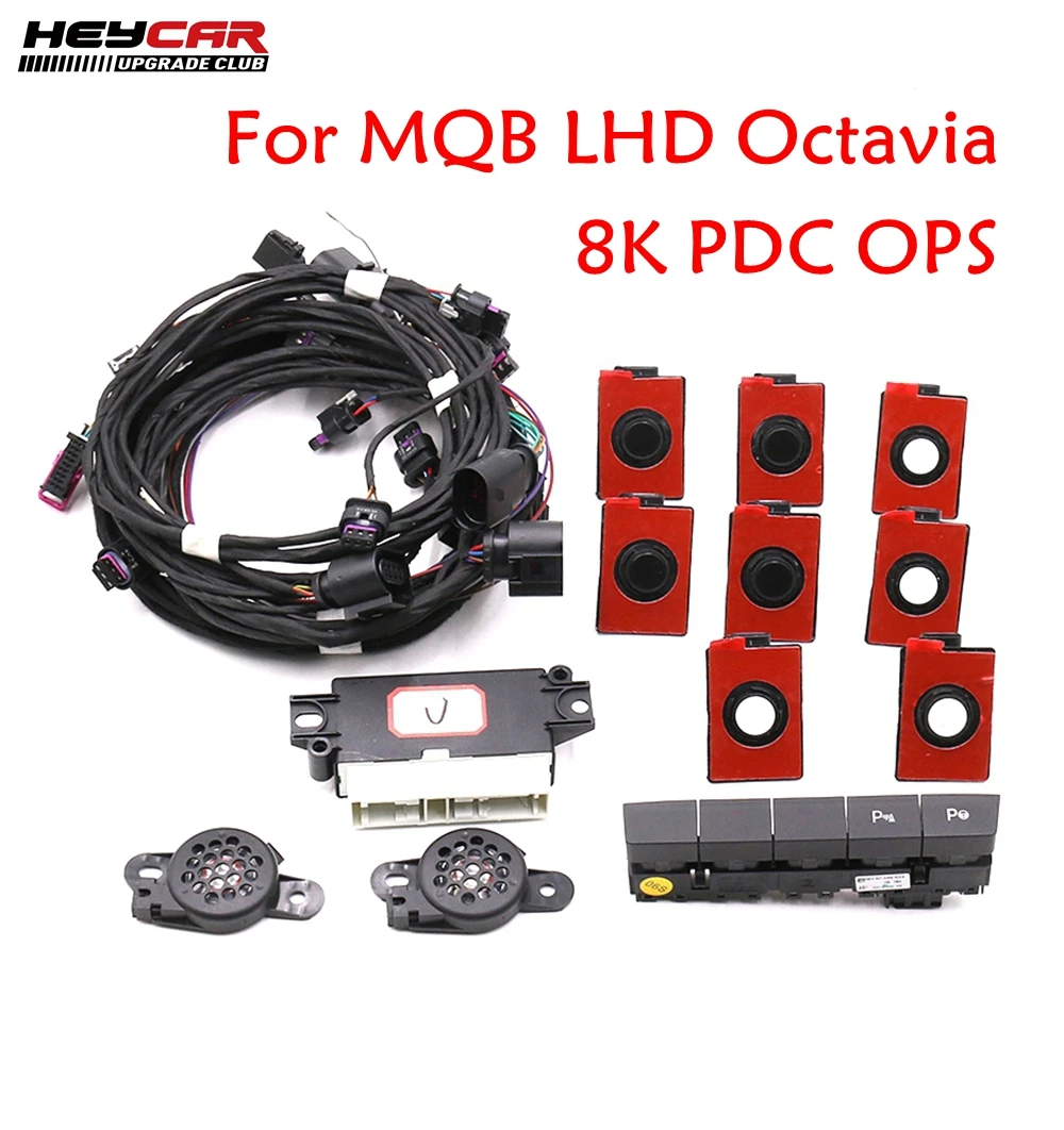 Для MQB LHD Octavia Park Pilot парковочные передние и задние 8 датчиков обновление 8K PDC OPS|8