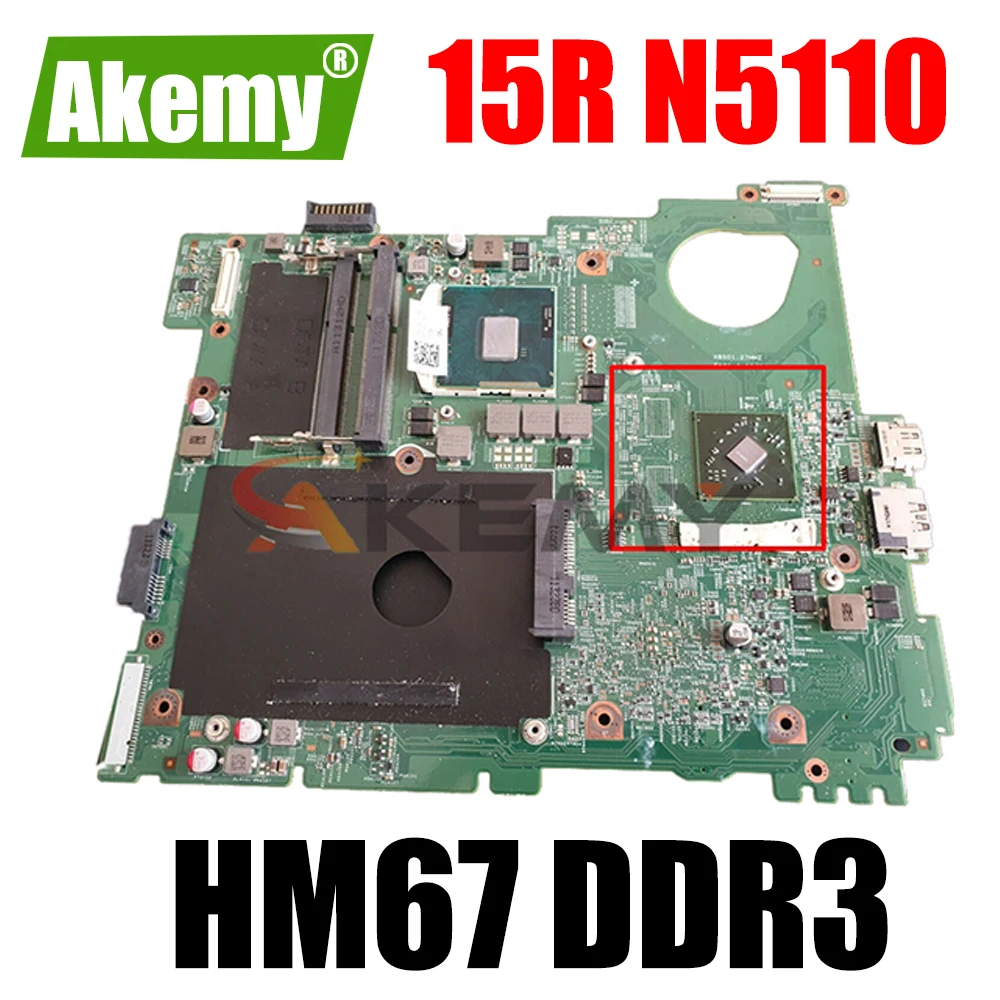 

Бесплатная доставка для ноутбука 15R N5110 CN-0NKC7K 0NKC7K NKC7K материнская плата HM67 DDR3 работает хорошо