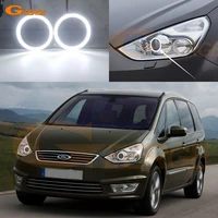 for ford galaxy mk iii 2006 2015 xenon headlight ultra bright smd led angel eyes halo rings kit day light car accessories