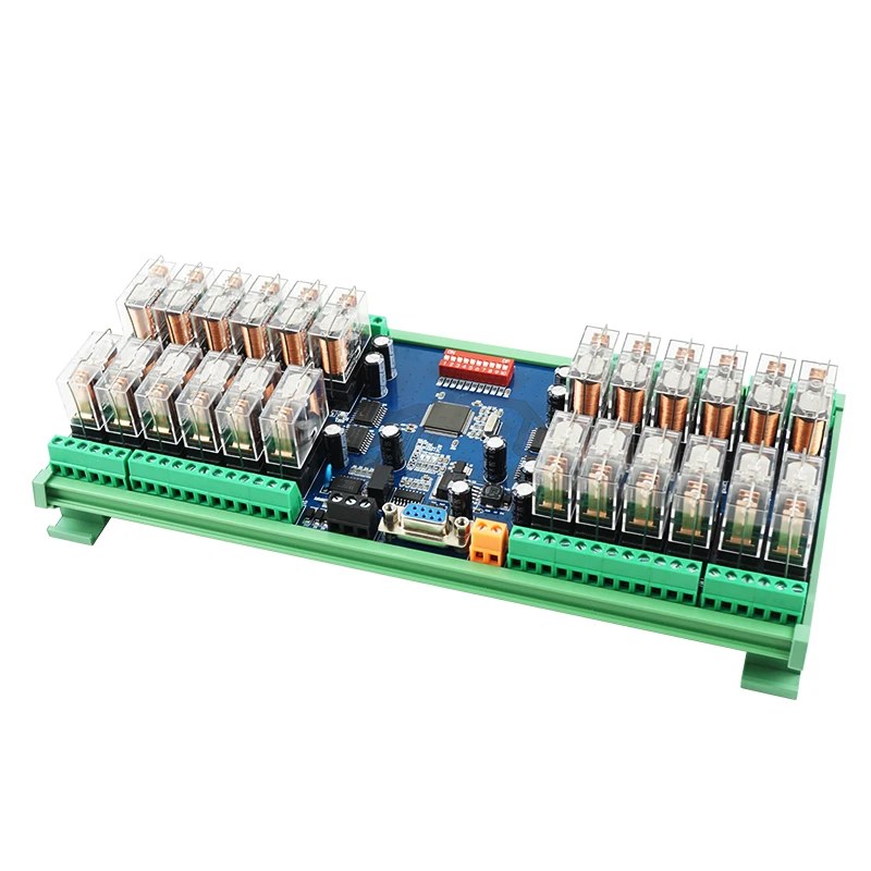 24-канальный модуль реле связи RS485 Modbus RTU/232 DC24V/12V релейного выхода для контактора