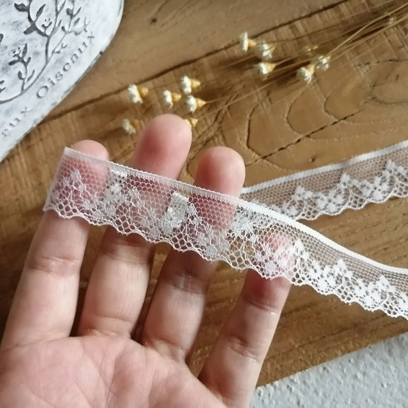 Широкая красивая белая отделка 2 см сетка в стиле цветов круглая краев скатерть