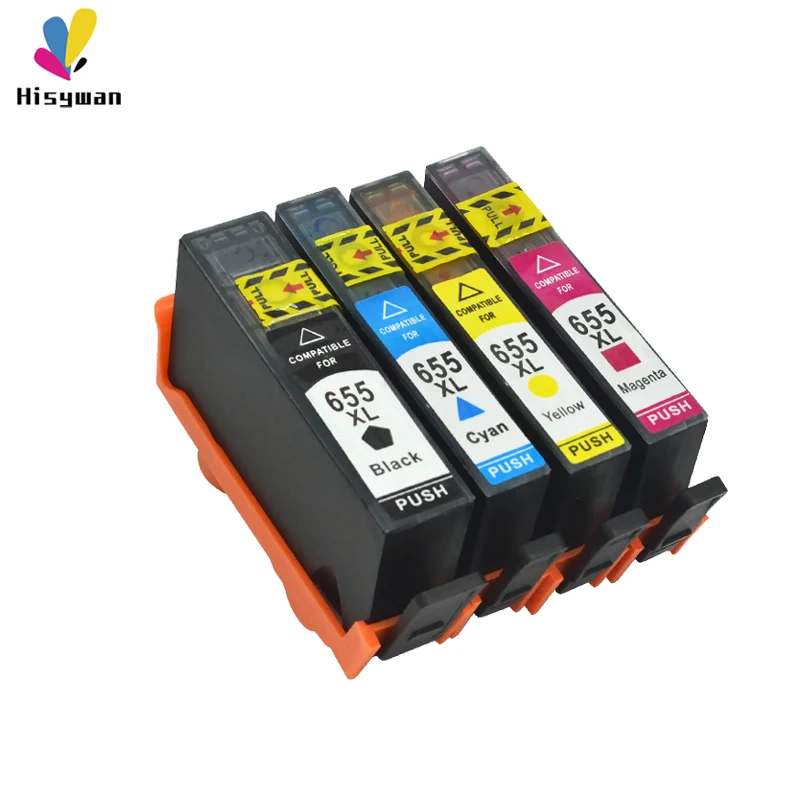 Чернильный картридж Hisywan 655XL для HP 655 Deskjet 3525 5525 4615 4625 4525 6520 6525 6625 6100|Чернильные