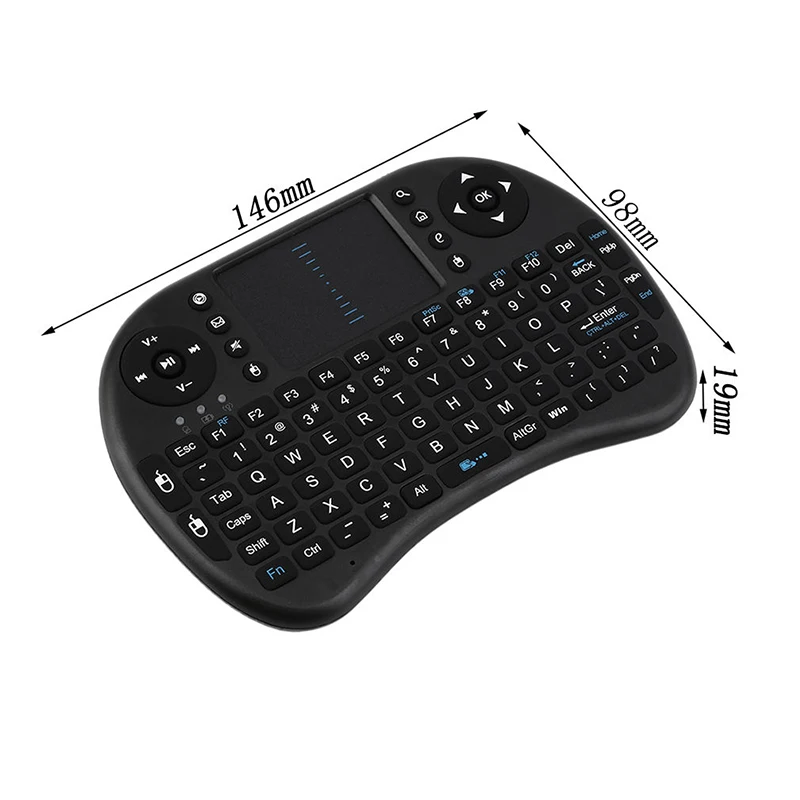 Mini 2.4G Wireless Air Mouse Keyboard 92-key Remote Control Handheld 78 Channels Gaming Keyboards for XBMC X TV Box Android PC | Компьютеры