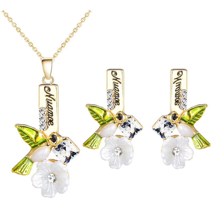 Модное Новое поступление 2019 ms жемчужное ожерелье серьги из тонкого сплава