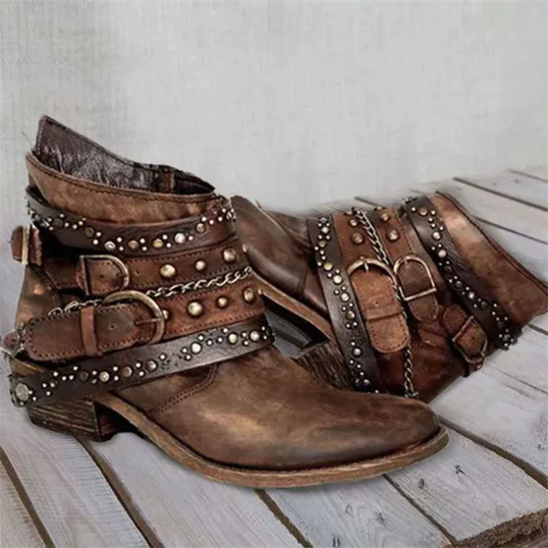 

Cross-border women's boots foreign trade Martin boots women's women's shoes 2021 large size belt short tube single boots women