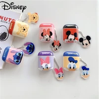 disney mickey mouse daisy for airpods 12 generation cute cartoon headset case bluetooth compatible silicone protective case