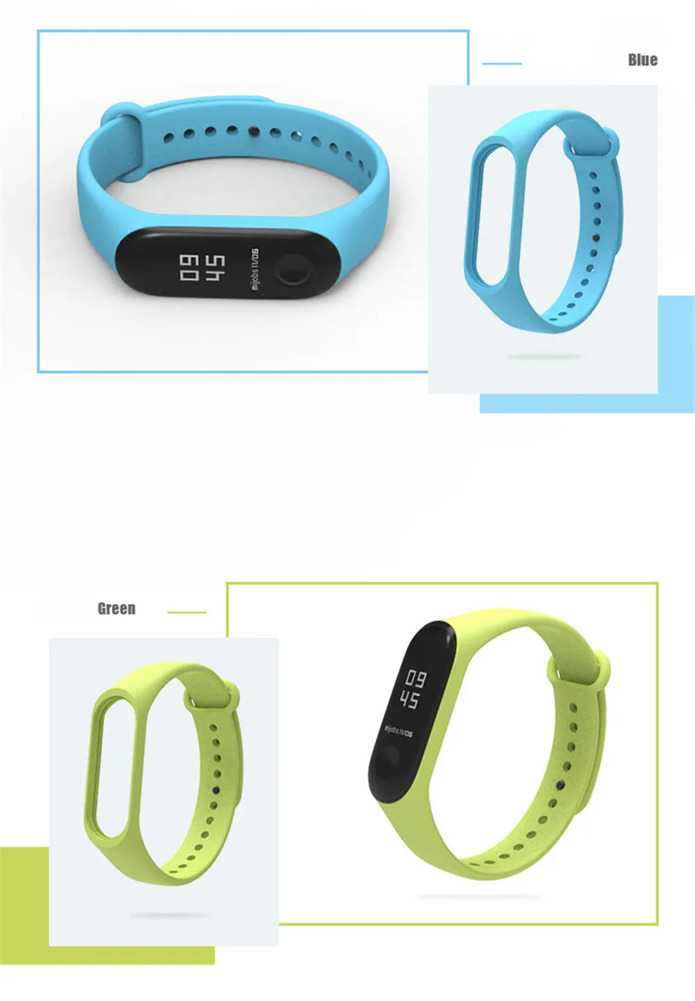 Силиконовый ремешок на запястье + мягкие пленки для Xiaomi Mi Band 4 3 спортивные часы