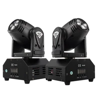 hot sell mini led 10w spot beam moving head light lyre dmx512 stage light stroboscope for home entertainment professional stage