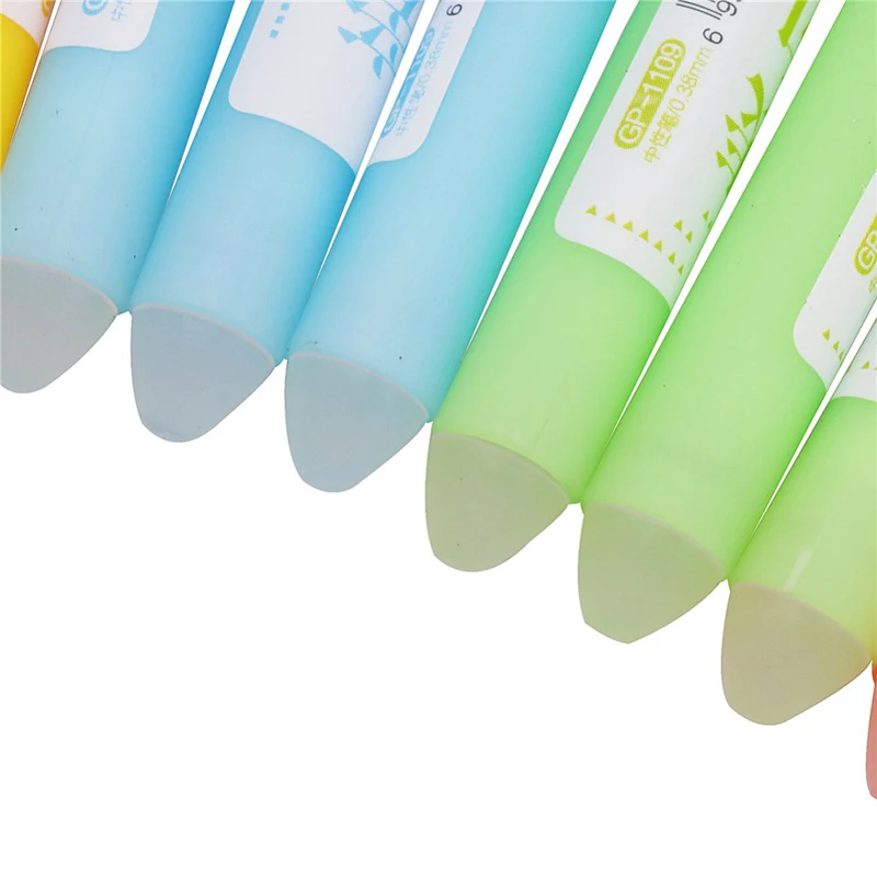 12 шт. стираемая гелевая ручка яркий текст разноцветная литературный подарок для
