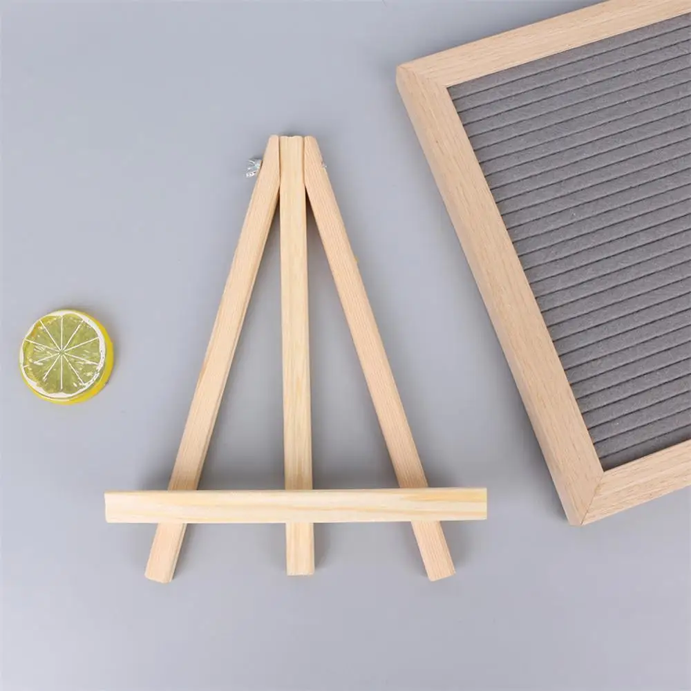 Мини древесины Дисплей мольберт тренога Структура Настольный держатель стойки