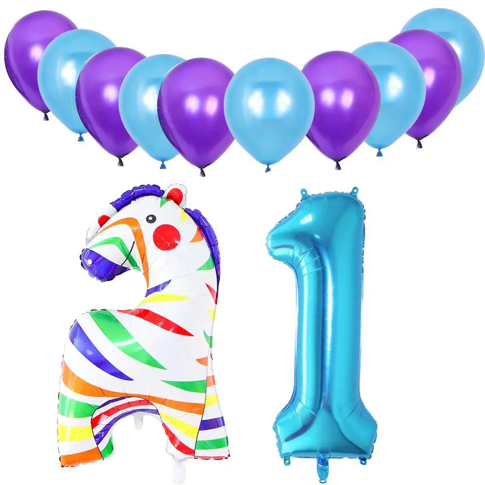 Фотофон с днем рождения фотография фламинго слон фольга шары для детского душа |