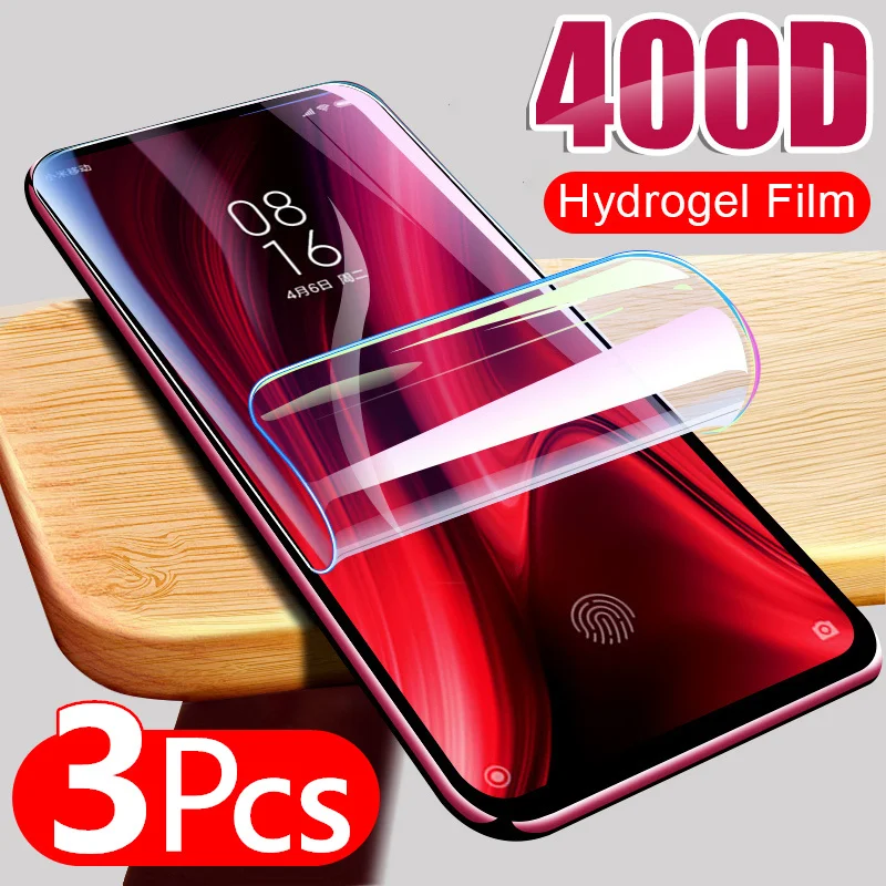 

Poco F2 Pro Screen Protector for Xiaomi Redmi Note 9 8 7 Pro 9S 7S 10X Mi 9 9T Note 10 Pro A3 Hydrogel Film Mi10 Lite Full Cover